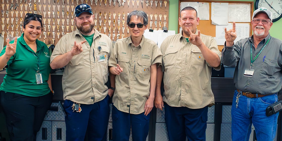The Tampa campus Key Shop team.