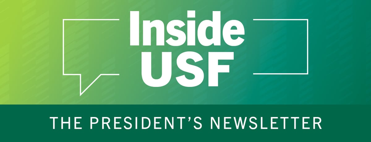 Inside USF: The President's Newsletter